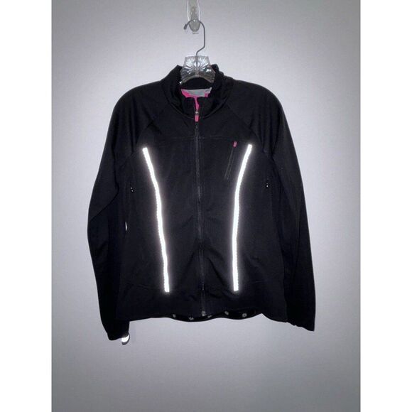 Athleta Queen of the Mountain Black Jacket Running Reflective Small-READ - Picture 5 of 12